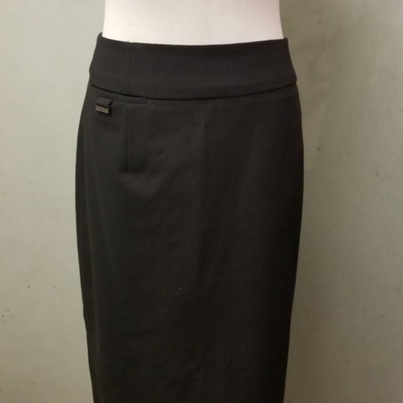 NWOT Calvin Klein black pencil skirt (14) - Picture 5 of 12
